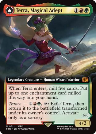 Terra, Magical Adept // Esper Terra (Extended Art) (511) Foil - FINAL FANTASY