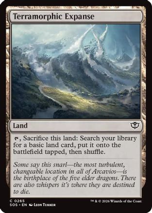 Terramorphic Expanse (265) Foil - Secrets of Strixhaven