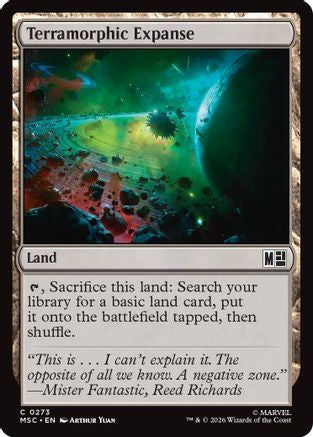 Terramorphic Expanse (273) Surge Foil - Commander: Marvel Super Heroes