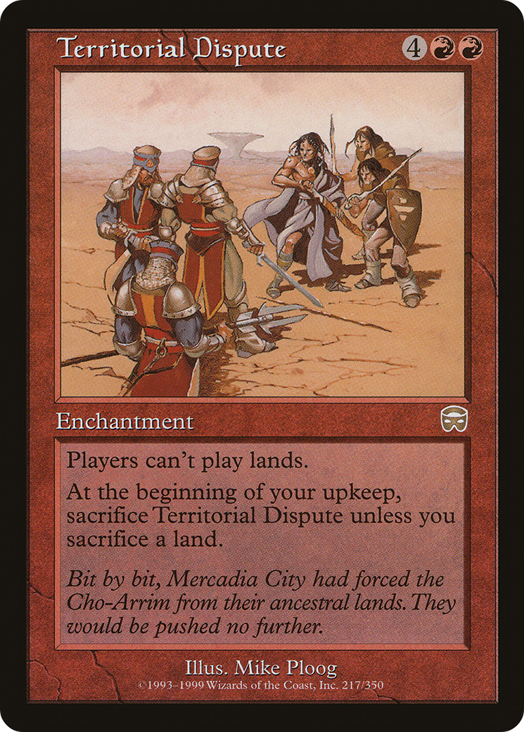 Territorial Dispute (217) Foil - Mercadian Masques