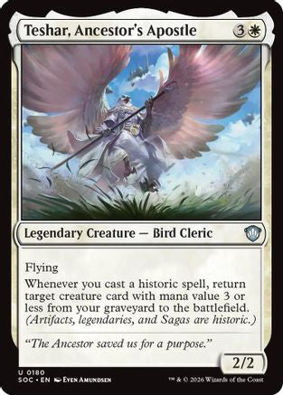 Teshar, Ancestor's Apostle (180) - Commander: Secrets of Strixhaven