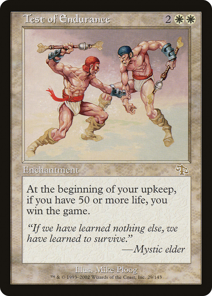 Test of Endurance (029) Foil - Judgment