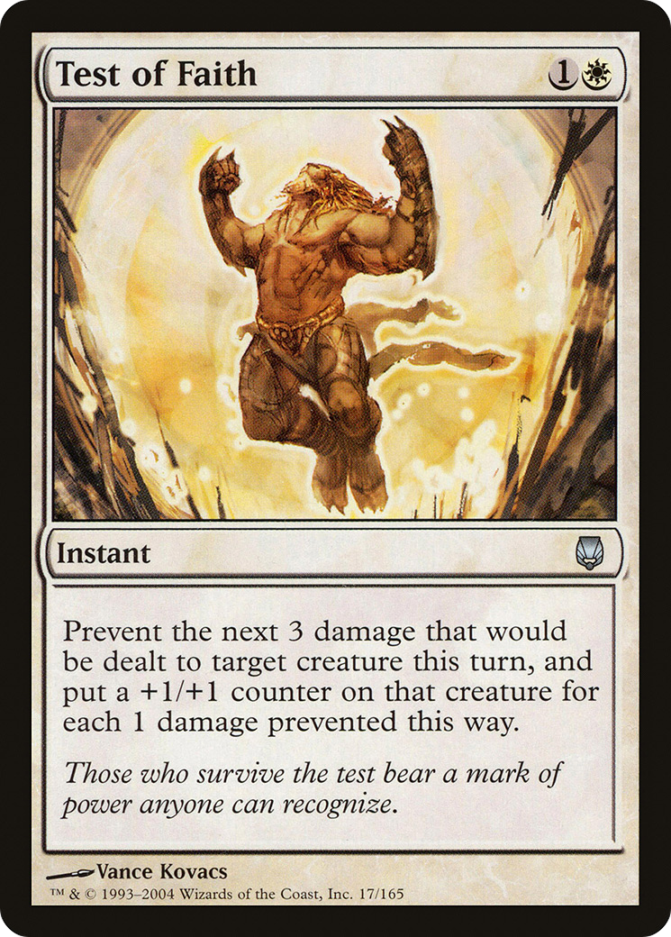 Test of Faith (017) Foil - Darksteel