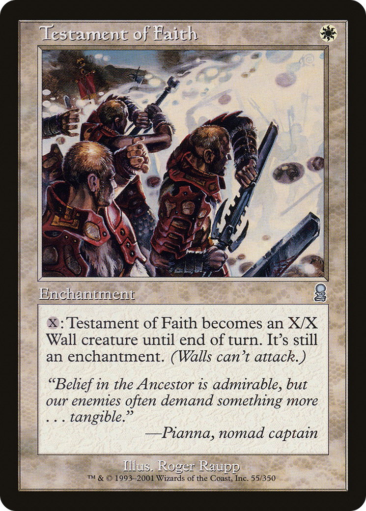 Testament of Faith (055) Foil - Odyssey