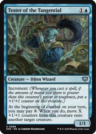 Tester of the Tangential (069) Foil - Secrets of Strixhaven