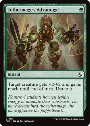 Tethermage's Advantage (117) Foil - Reality Fracture