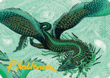 Teval, Arbiter of Virtue (038s) Gold-Stamped - Art Series: Tarkir: Dragonstorm