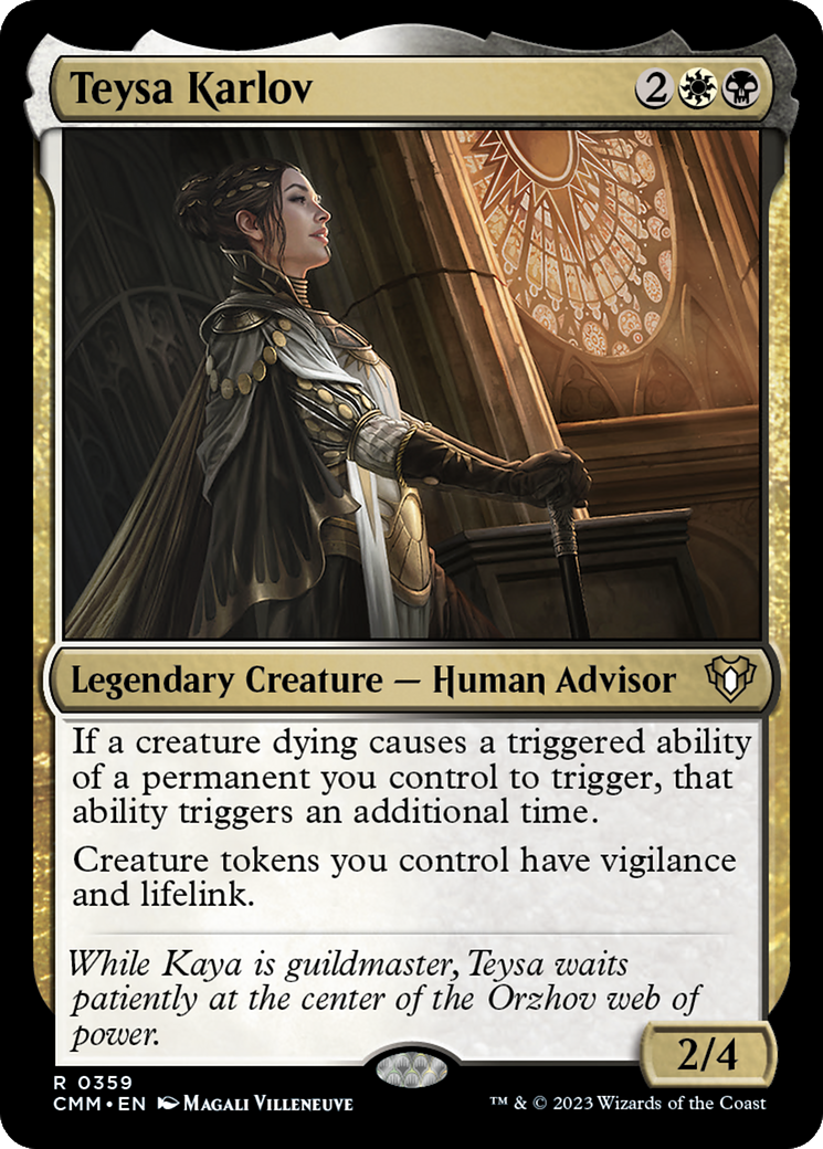 Teysa Karlov (359) Foil - Commander Masters