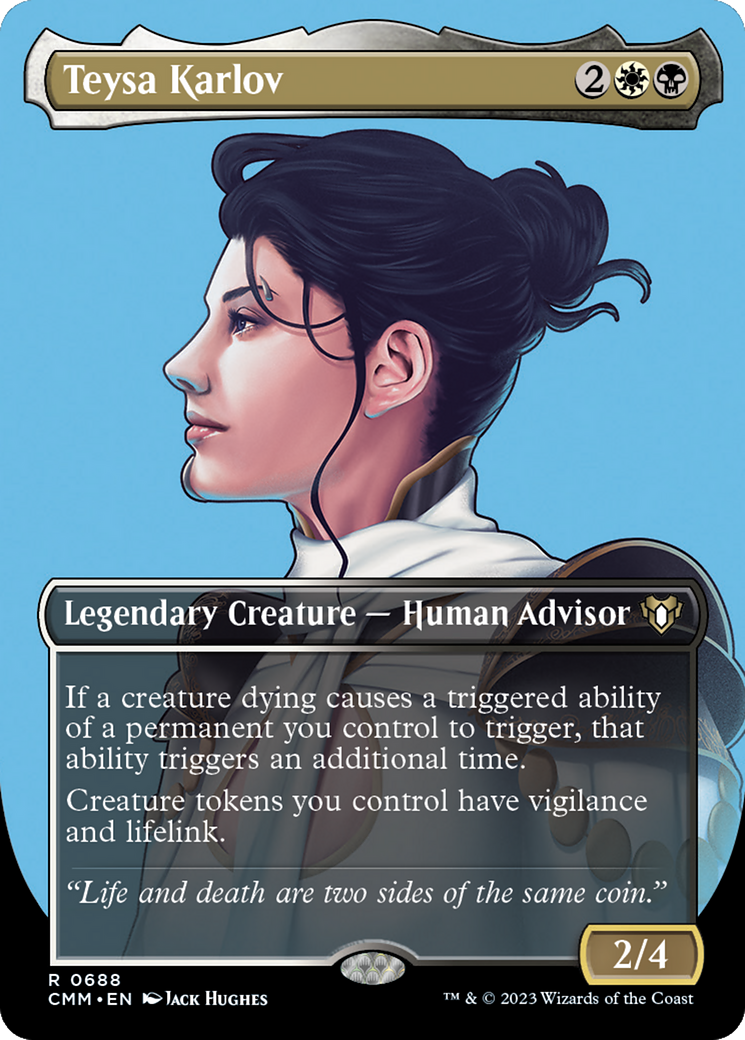 Teysa Karlov (Borderless) (688) - Commander Masters