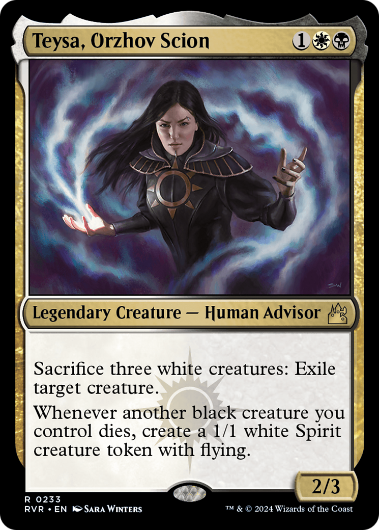 Teysa, Orzhov Scion (233) Foil - Ravnica Remastered