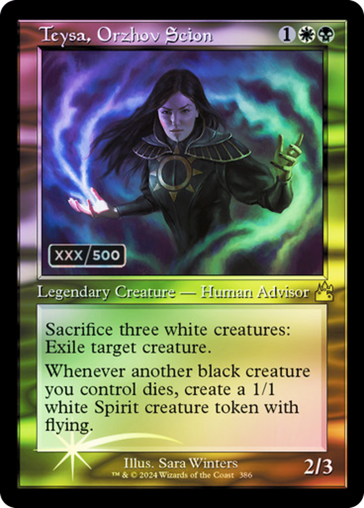 Teysa, Orzhov Scion (Retro) (Serial Numbered) (386) Foil - Ravnica Remastered