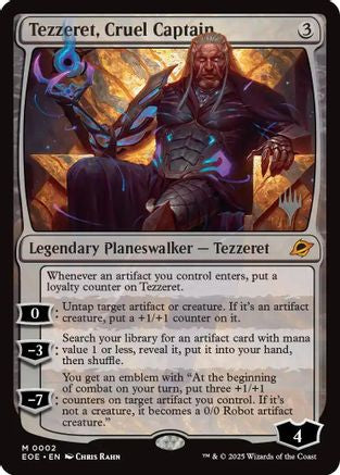Tezzeret, Cruel Captain (Promo Pack) (002) Foil - Edge of Eternities