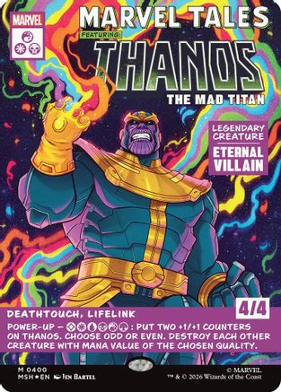 Thanos, The Mad Titan (Classic Comic) (400) Foil - Marvel Super Heroes