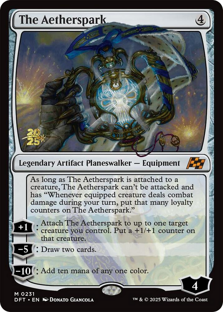 The Aetherspark (Prerelease) (231) Foil - Aetherdrift
