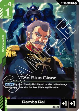 The Blue Giant (ST03-014) - Starter Deck 03: Zeons Rush