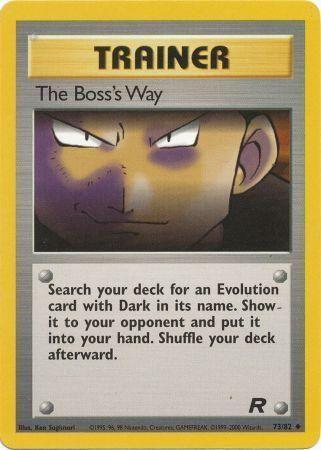 The Boss's Way (73) (Unlimited) - Team Rocket