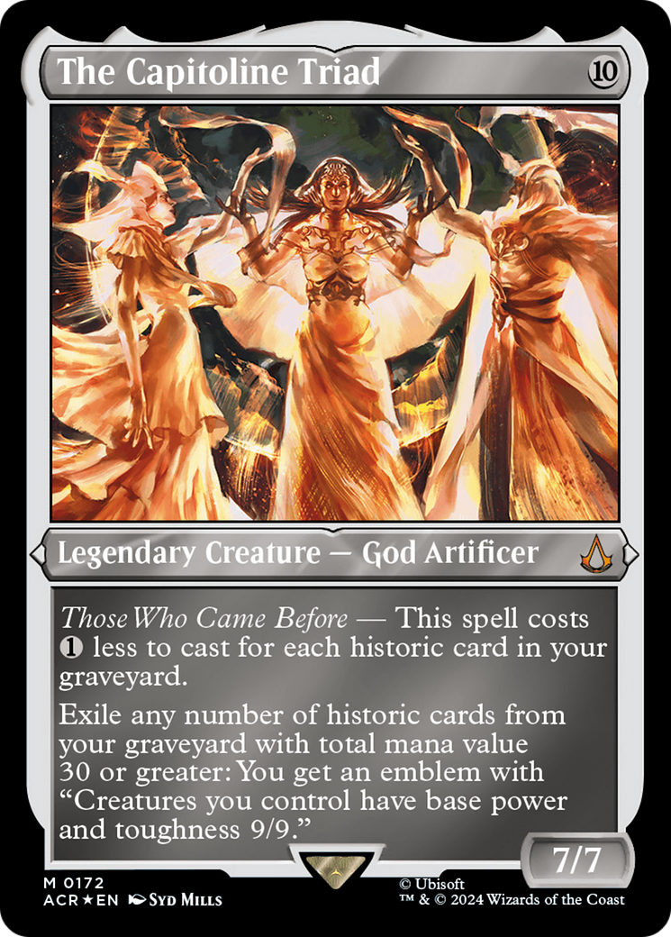 The Capitoline Triad (172) Etched Foil - Assassin's Creed