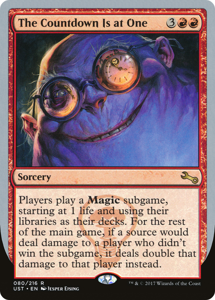 The Countdown Is at One (080) - Unstable Foil