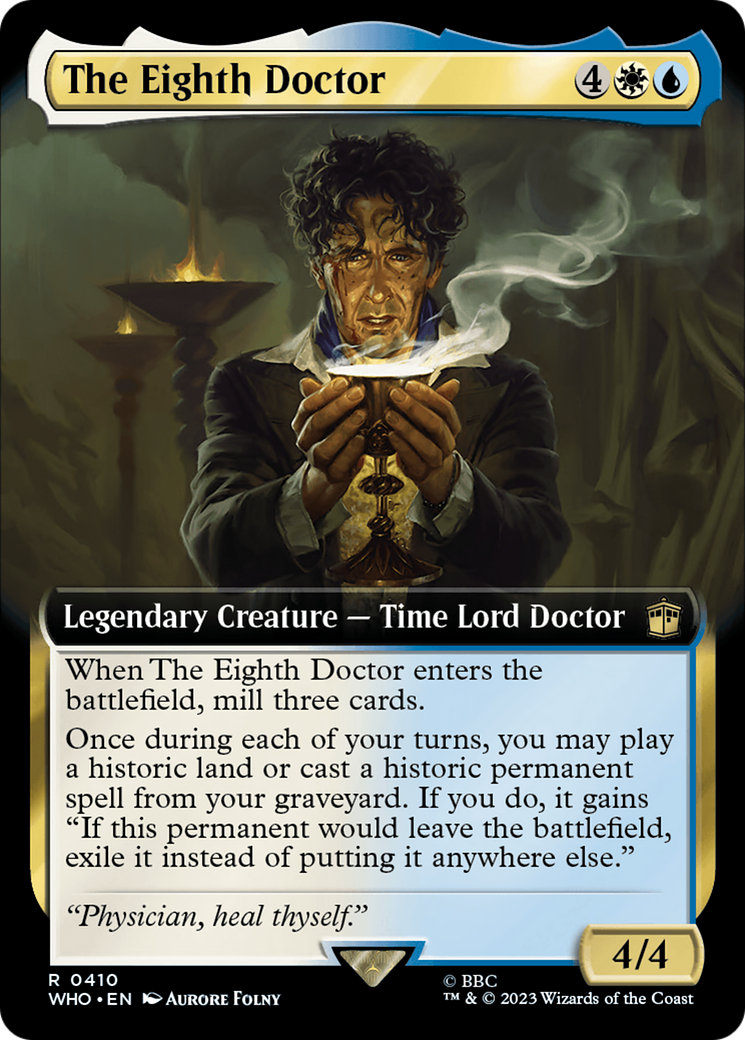 The Eighth Doctor (Extended Art) (410) Foil - Doctor Who