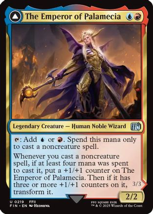 The Emperor of Palamecia // The Lord Master of Hell (219) Foil - FINAL FANTASY