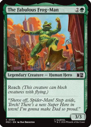 The Fabulous Frog-Man (559) Foil - Commander: Marvel Super Heroes