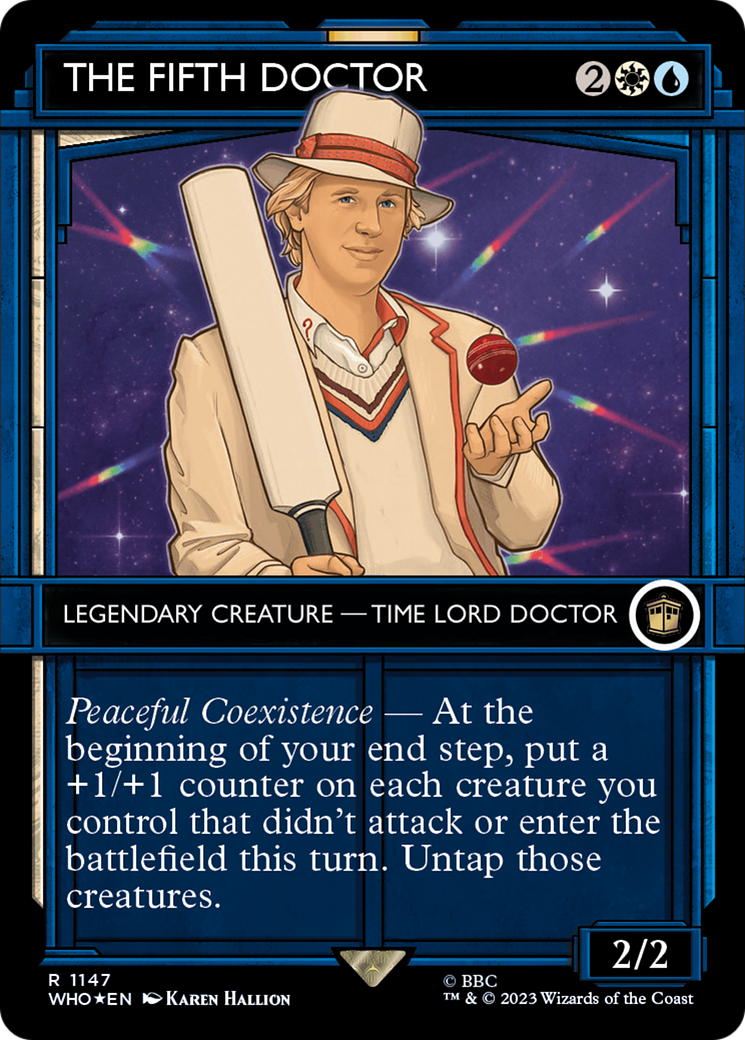 The Fifth Doctor (Showcase) (1147) Surge Foil - Doctor Who