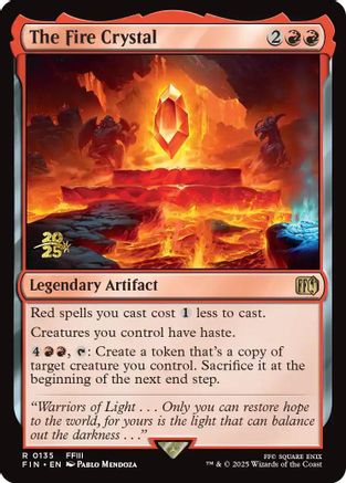 The Fire Crystal (135) Foil - FINAL FANTASY