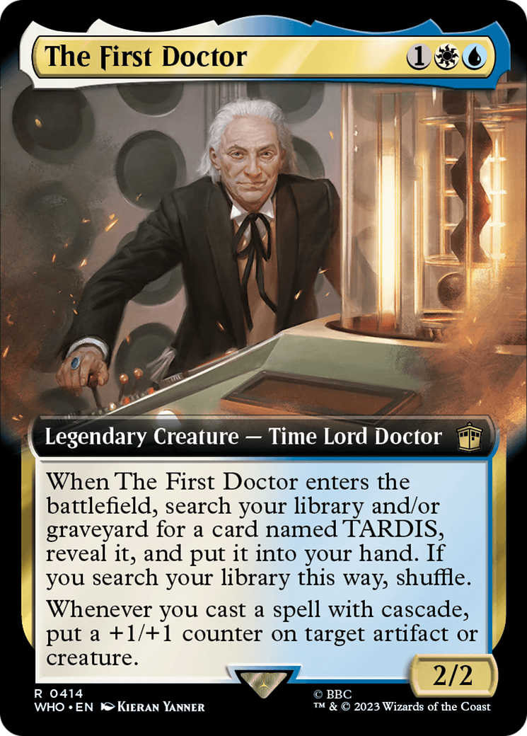 The First Doctor (Extended Art) (414) Foil - Doctor Who