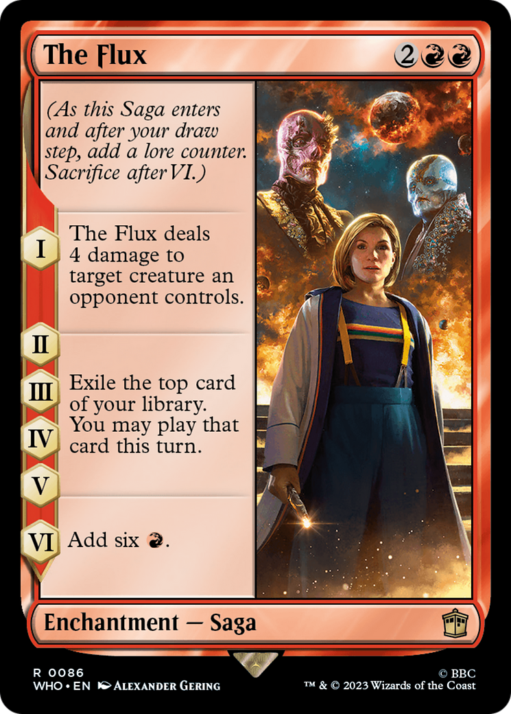 The Flux (086) Foil - Doctor Who