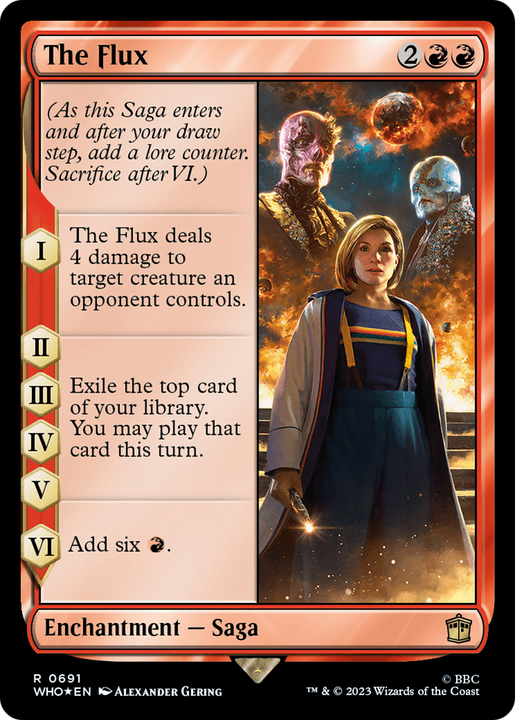 The Flux (691) Surge Foil - Doctor Who