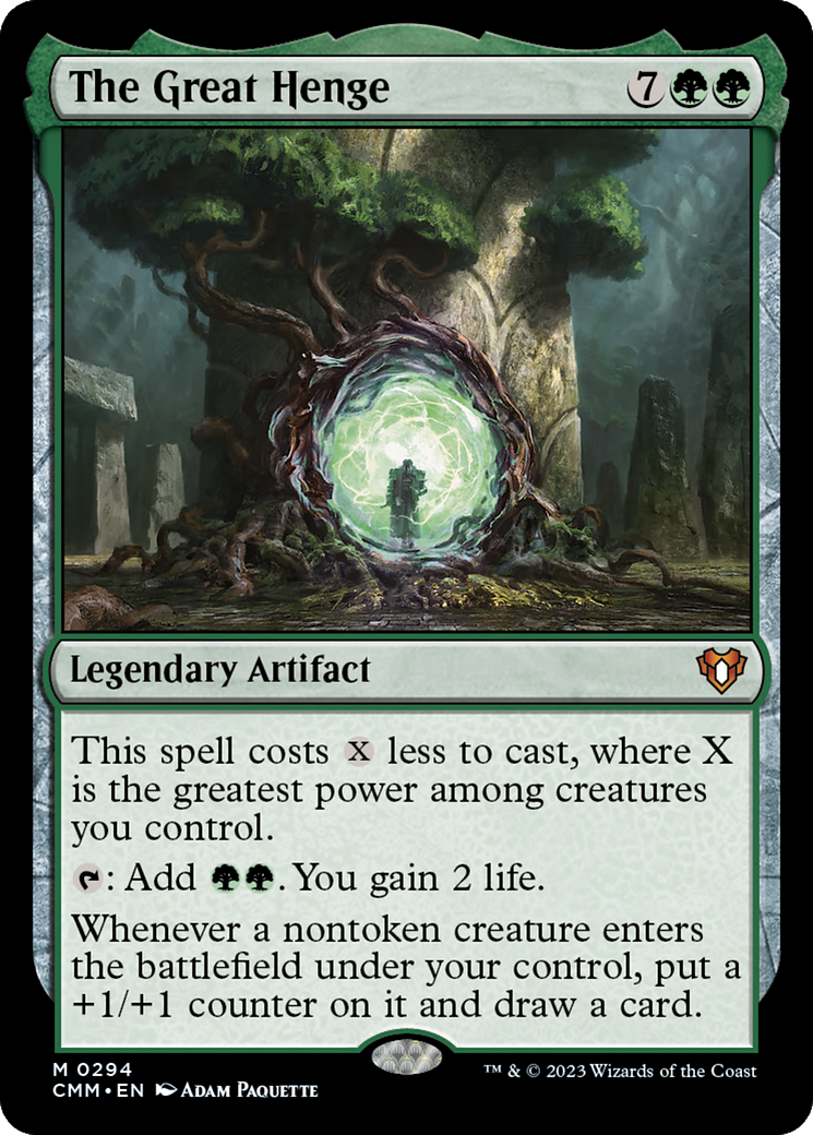 The Great Henge (294) Foil - Commander Masters