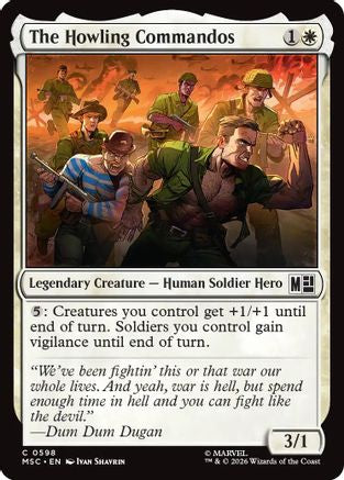 The Howling Commandos (598) - Commander: Marvel Super Heroes