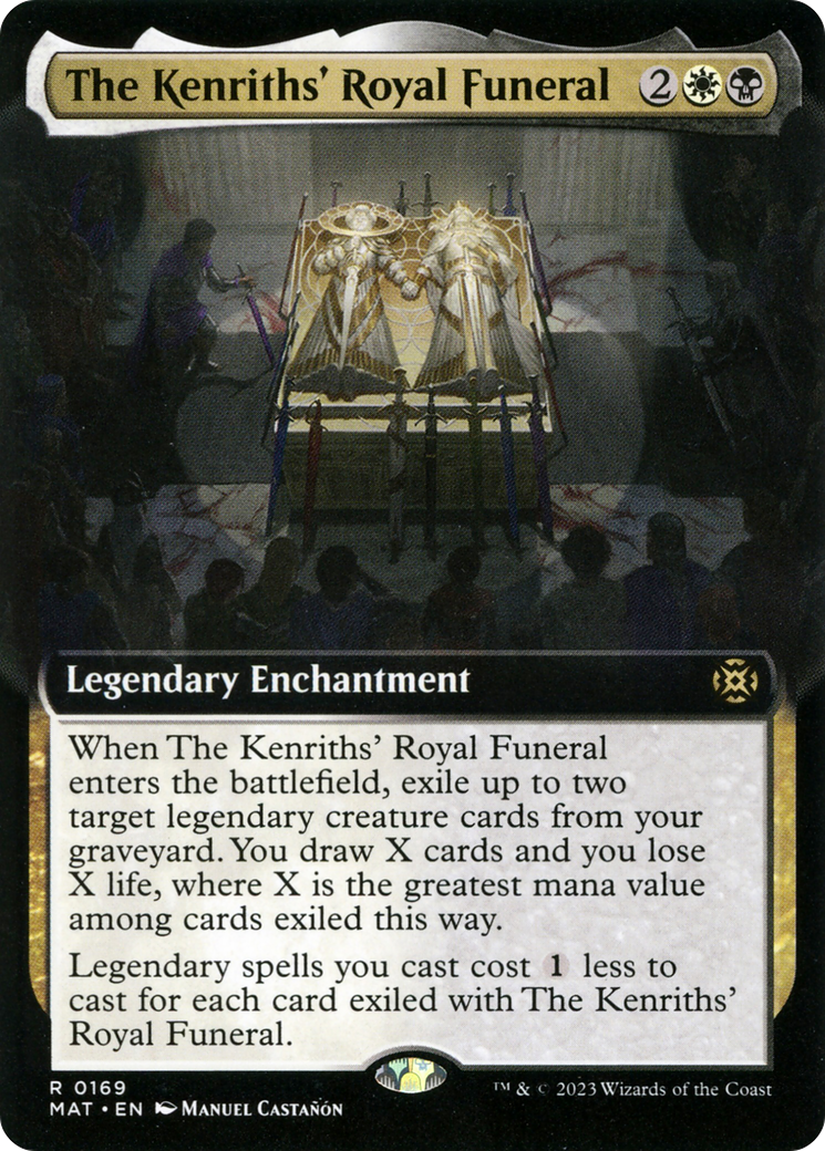 The Kenriths' Royal Funeral (Extended Art) (169) - March of the Machine: The Aftermath Foil