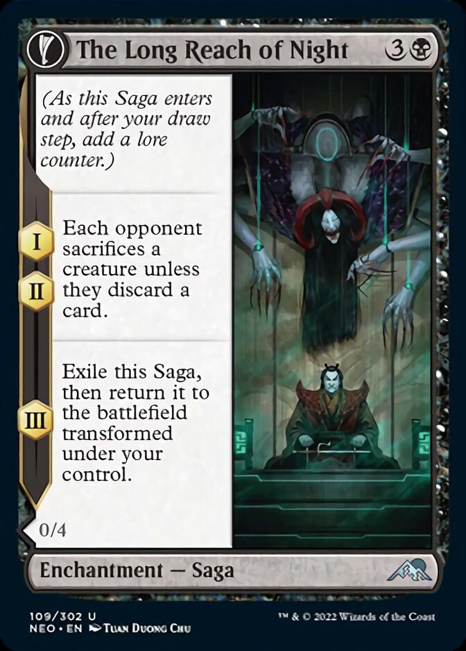 The Long Reach of Night (109) - Kamigawa: Neon Dynasty Foil