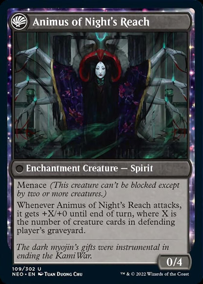The Long Reach of Night (109) - Kamigawa: Neon Dynasty Foil