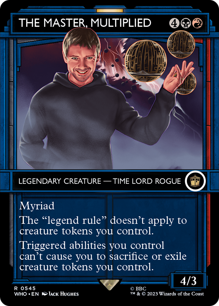 The Master, Multiplied (Showcase) (545) Foil - Doctor Who