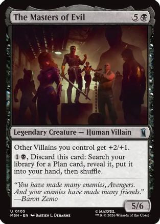 The Masters of Evil (105) Foil - Marvel Super Heroes