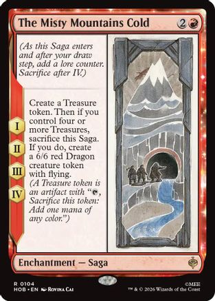 The Misty Mountains Cold (104) Foil - The Hobbit