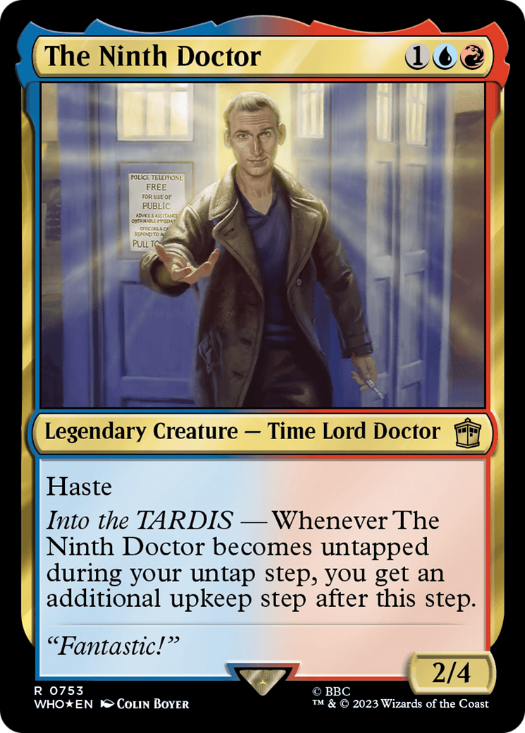 The Ninth Doctor (753) Surge Foil - Doctor Who