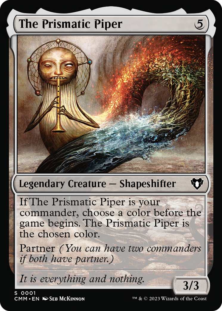 The Prismatic Piper (001) Foil - Commander Masters