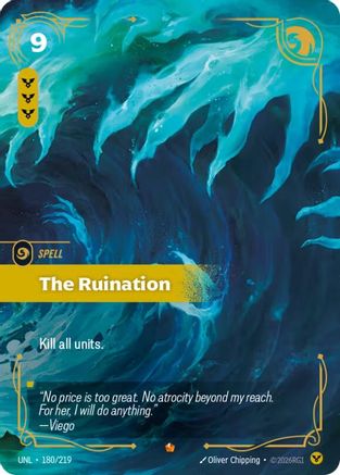 The Ruination (180) Foil - Unleashed