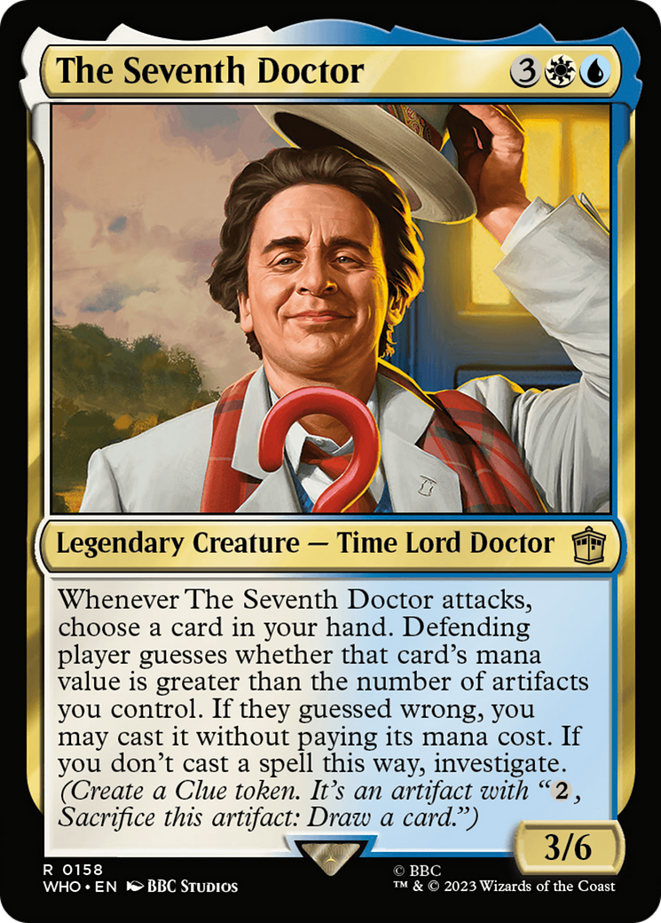 The Seventh Doctor (158) Foil - Doctor Who
