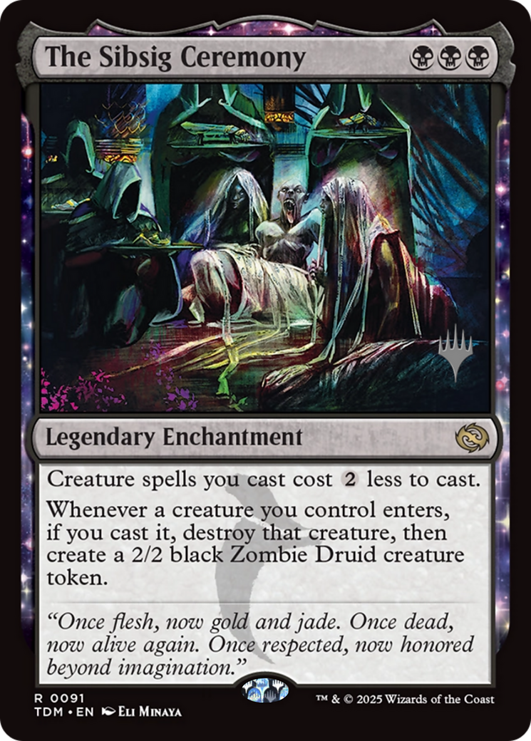 The Sibsig Ceremony (Promo Pack) (091) Foil - Tarkir: Dragonstorm