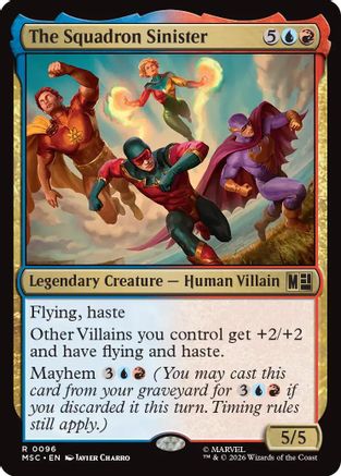 The Squadron Sinister (096) Surge Foil - Commander: Marvel Super Heroes