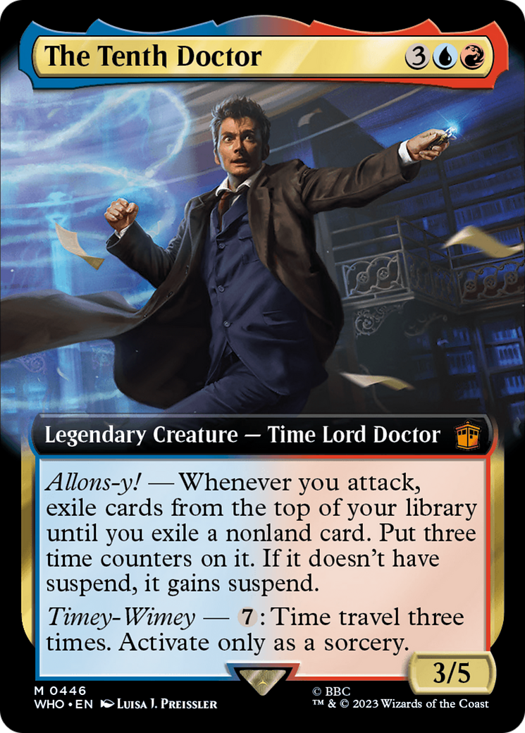 The Tenth Doctor (Extended Art) (446) Foil - Doctor Who
