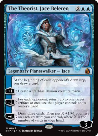 The Theorist, Jace Beleren (043) Foil - Reality Fracture