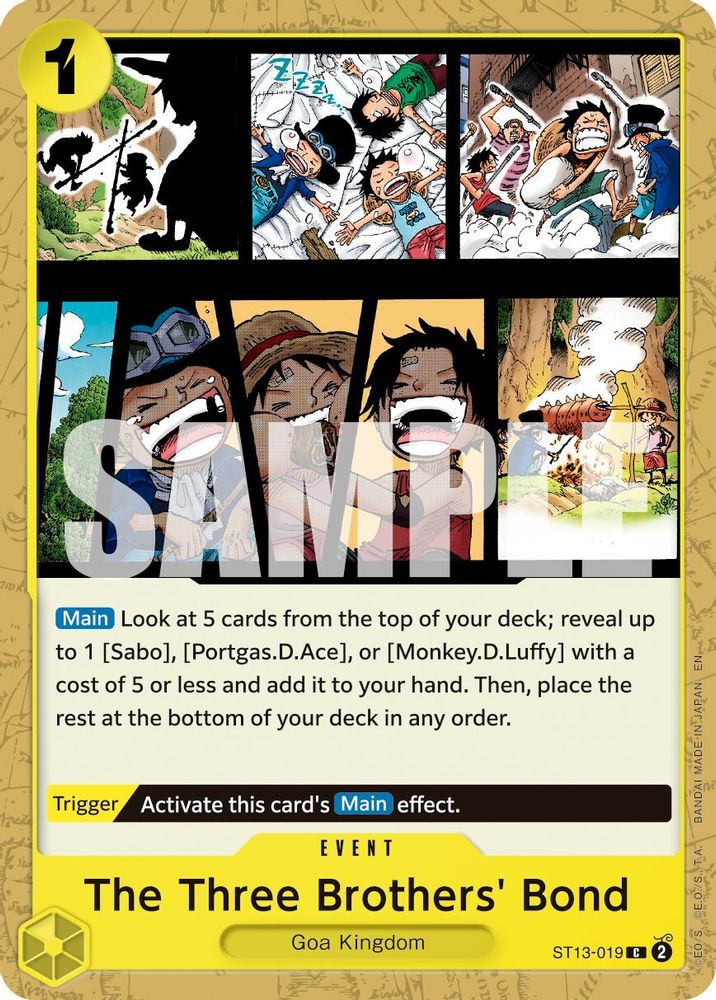 The Three Brothers' Bond (Reprint) (ST13-019)