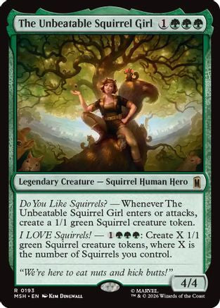 The Unbeatable Squirrel Girl (193) Foil - Marvel Super Heroes