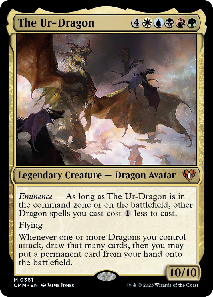 The Ur-Dragon (361) Foil - Commander Masters
