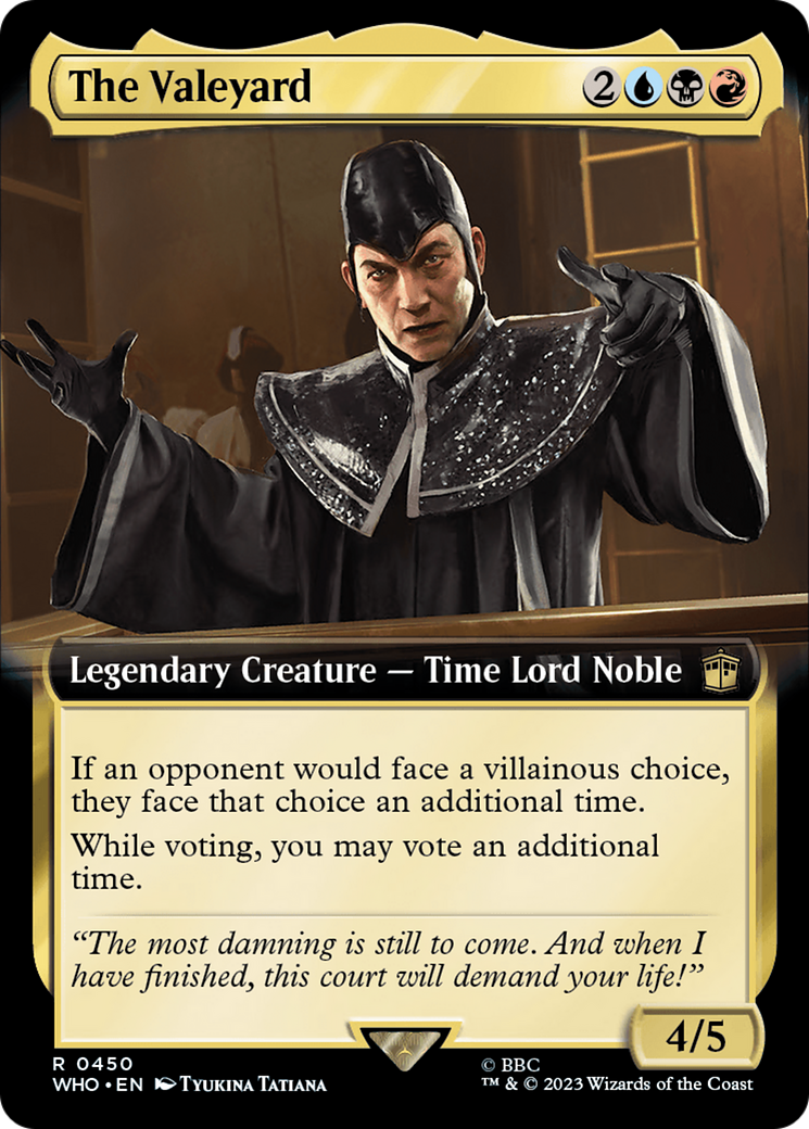 The Valeyard (Extended Art) (450) Foil - Doctor Who